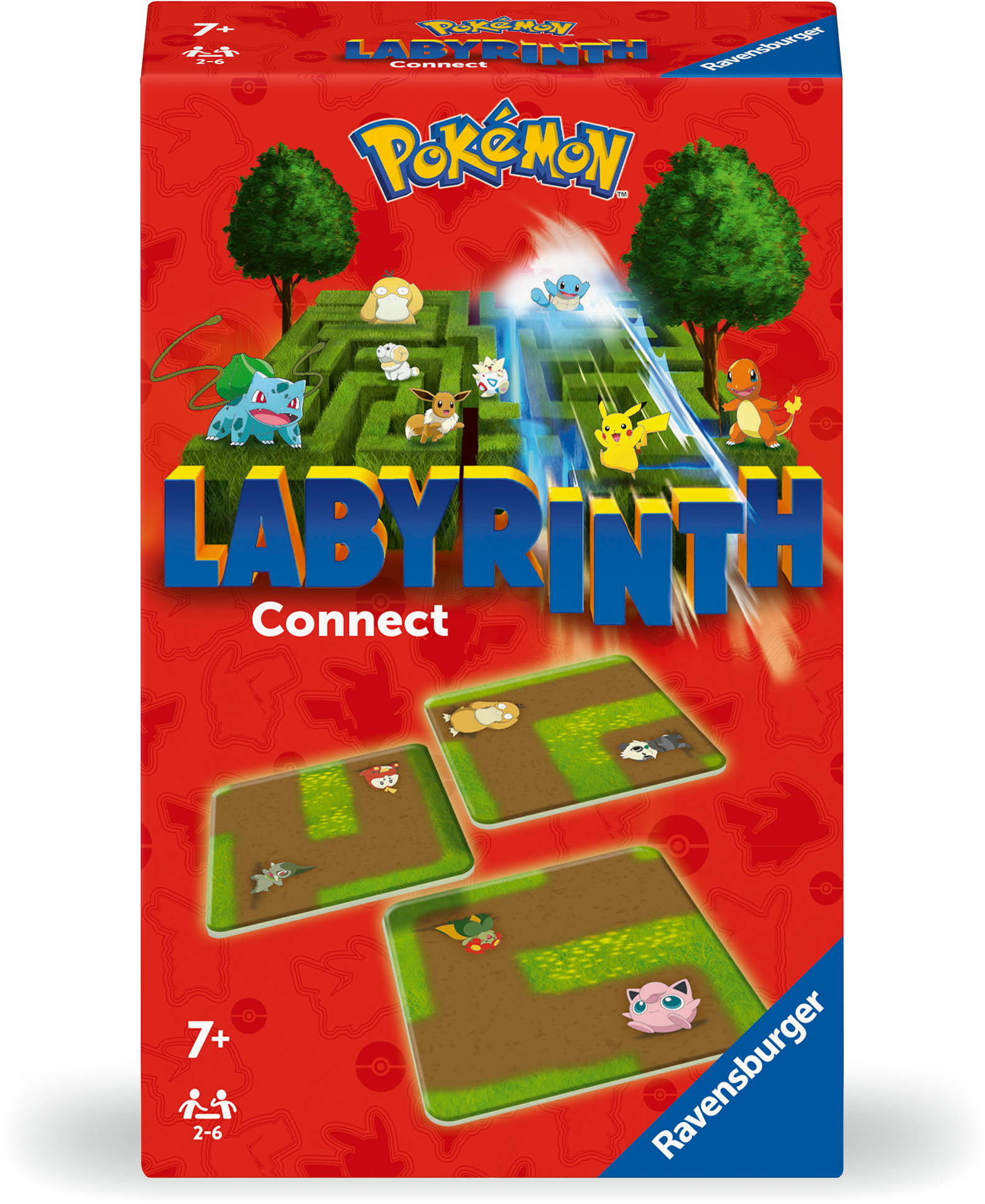 Ravensburger Mitbringspiel Such- und Schiebespiel Pokémon Labyrinth Connect 22579