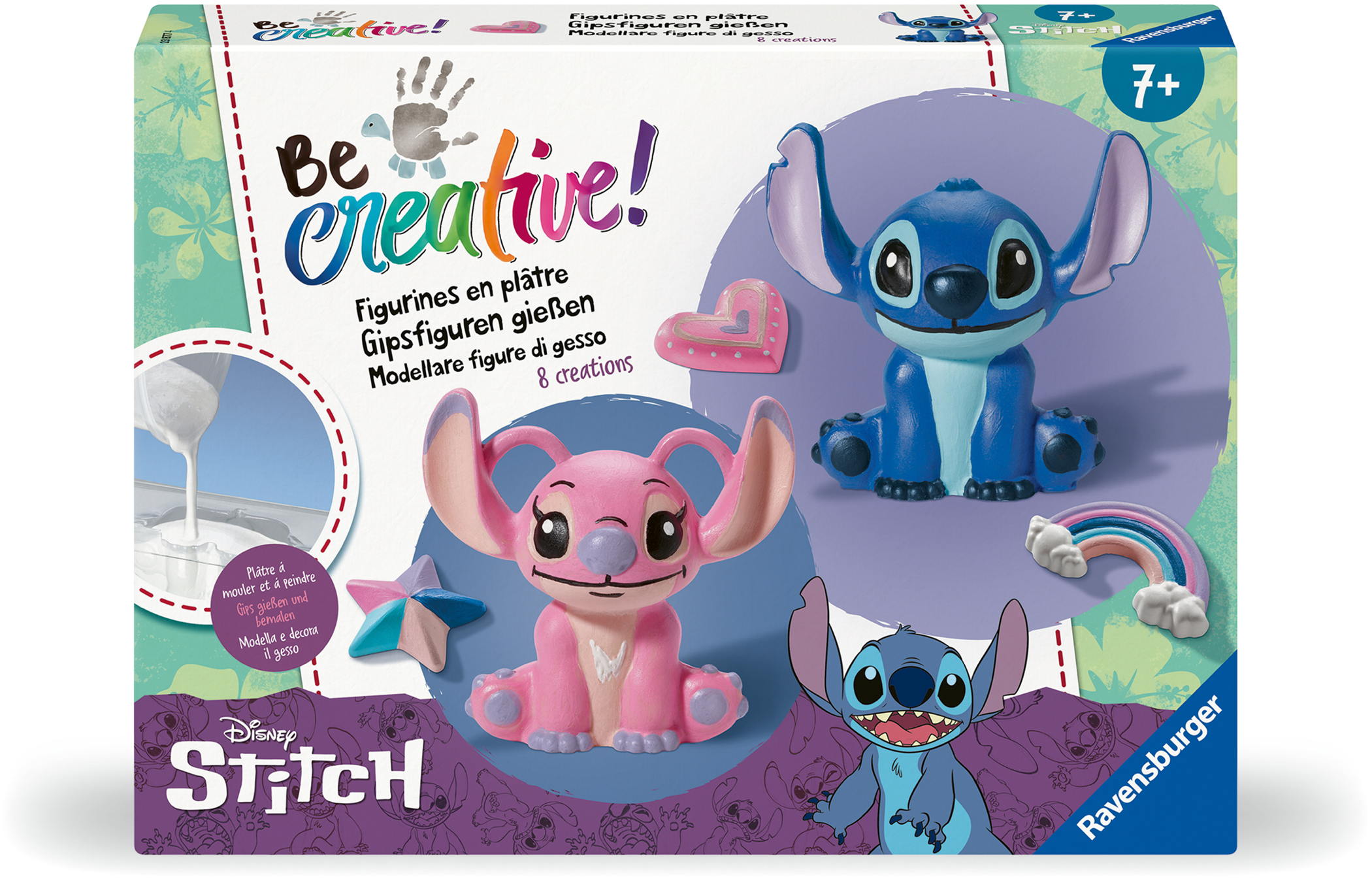 Ravensburger Creation kreative Grundtechniken Be Creative Gipsgie�en Disney Stitch 23877