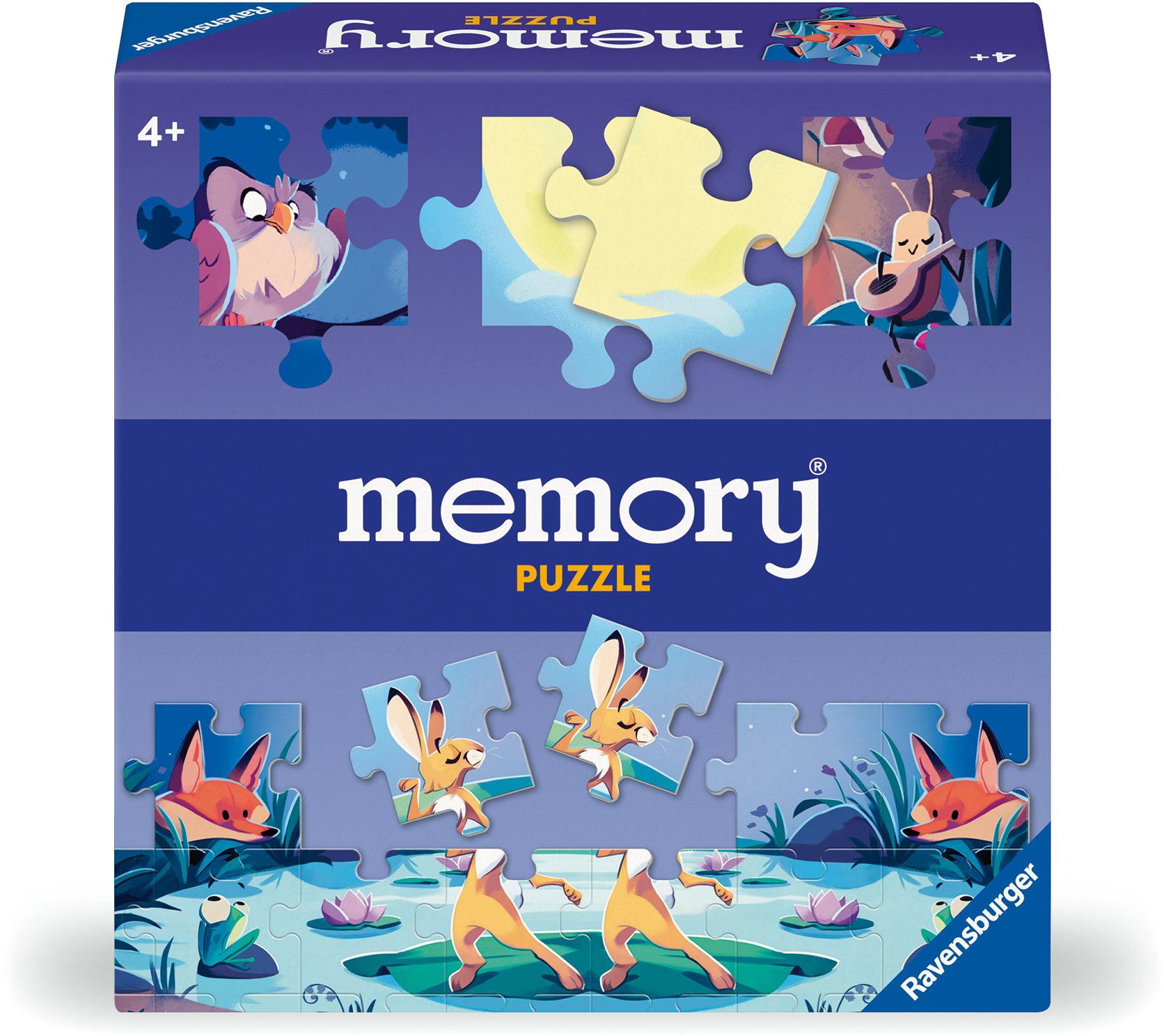 80 Karten Ravensburger Kinderspiel Kartenlegespiel memory Puzzle Tiere am Teich 24690