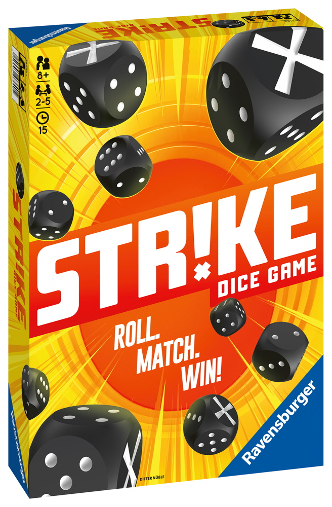 Ravensburger Familienspiel Würfelspiel Strike Game 26840