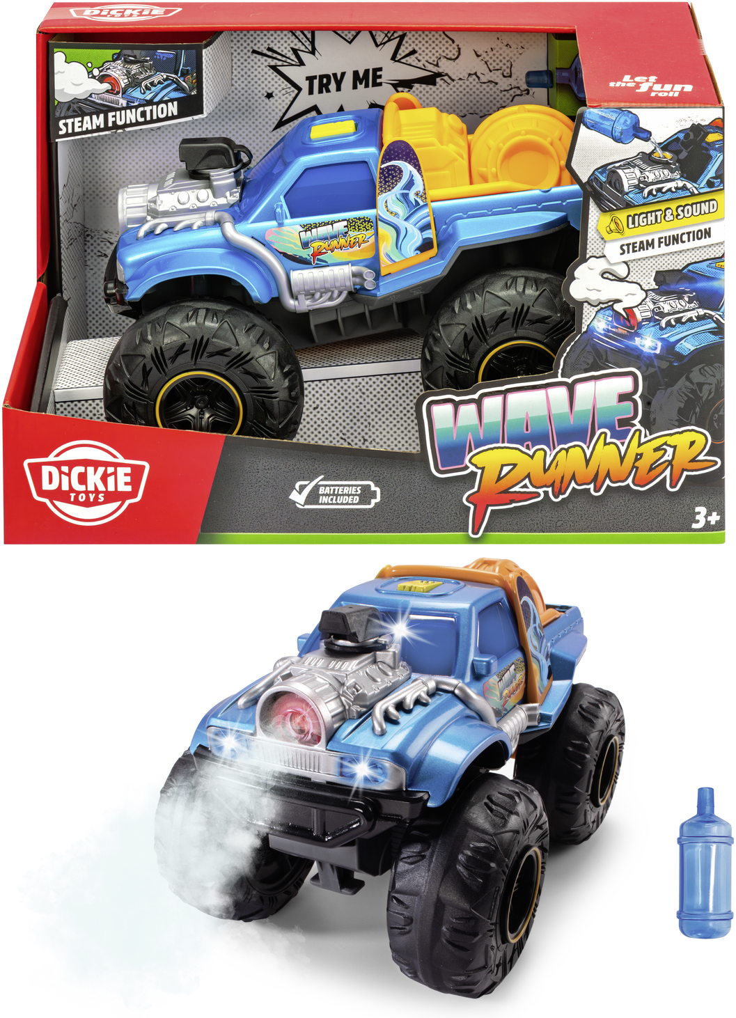 Dickie Spielfahrzeug Go Action / Asphalt Heroes Wave Runner 203764024