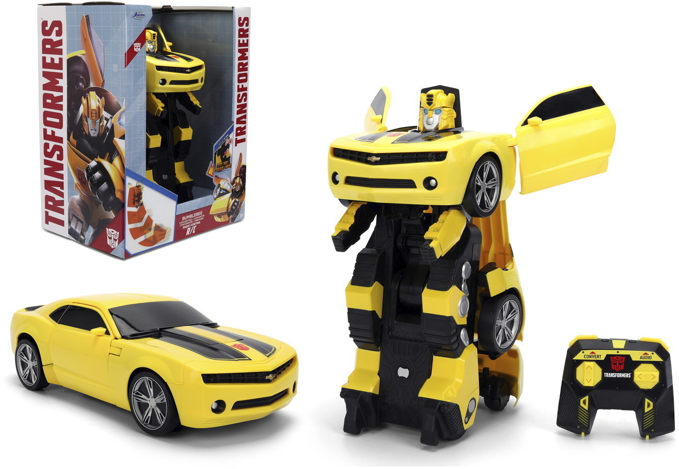 Jada ferngesteuertes Fahrzeug RC Transformers Converting Bumblebee 9336112314R00