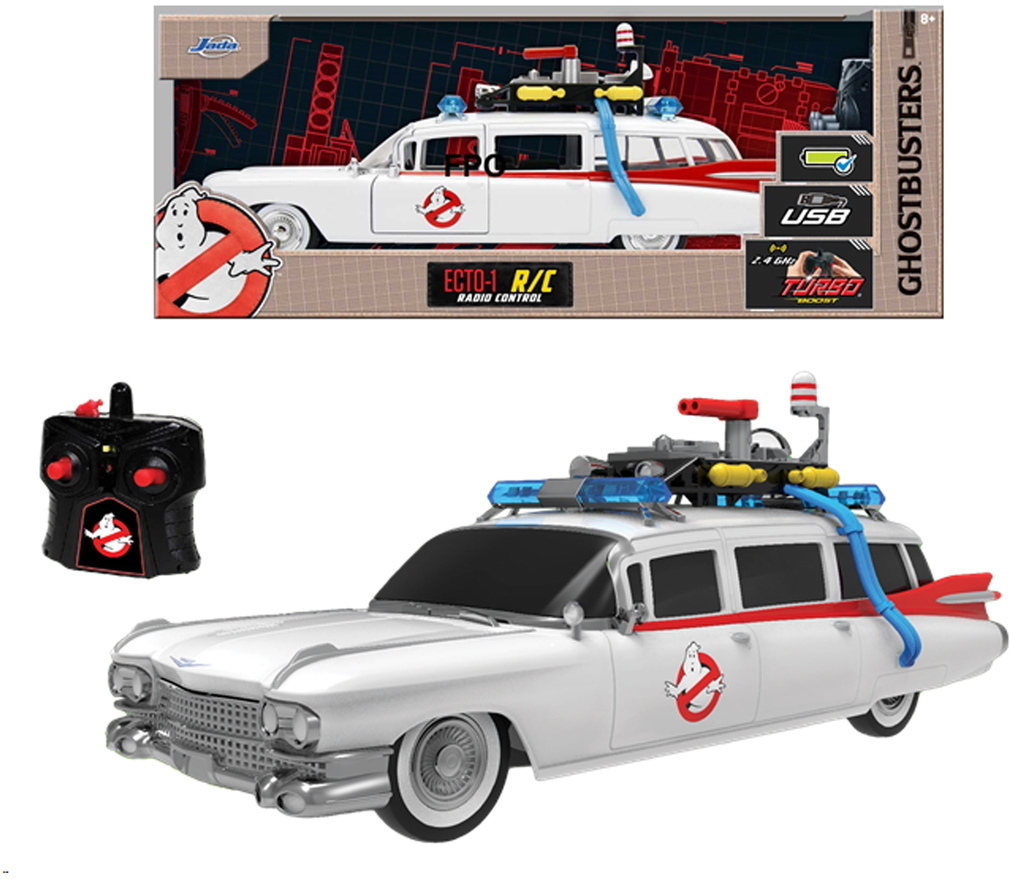Jada ferngesteuertes Fahrzeug Auto Hollywood Rides RC Ghostbusters Ecto-1 1:16 9336139314R00