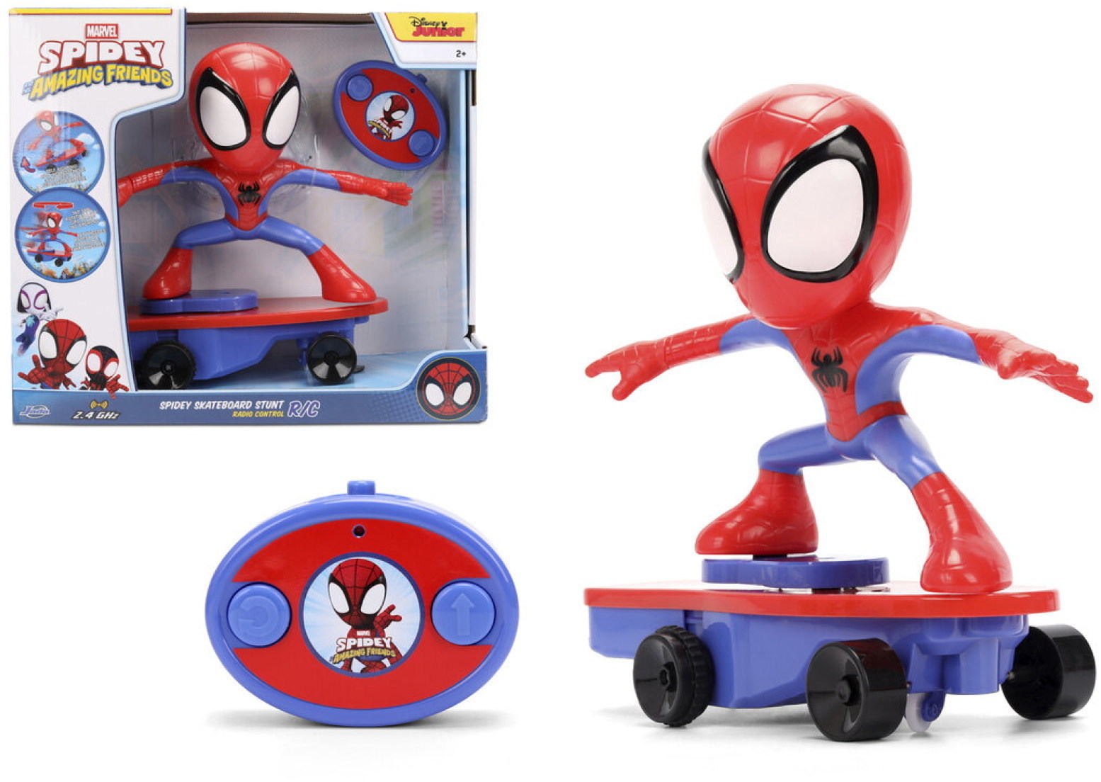 Jada ferngesteuertes Fahrzeug Auto RC Spidey Skateboard Stunt 9337602314R00