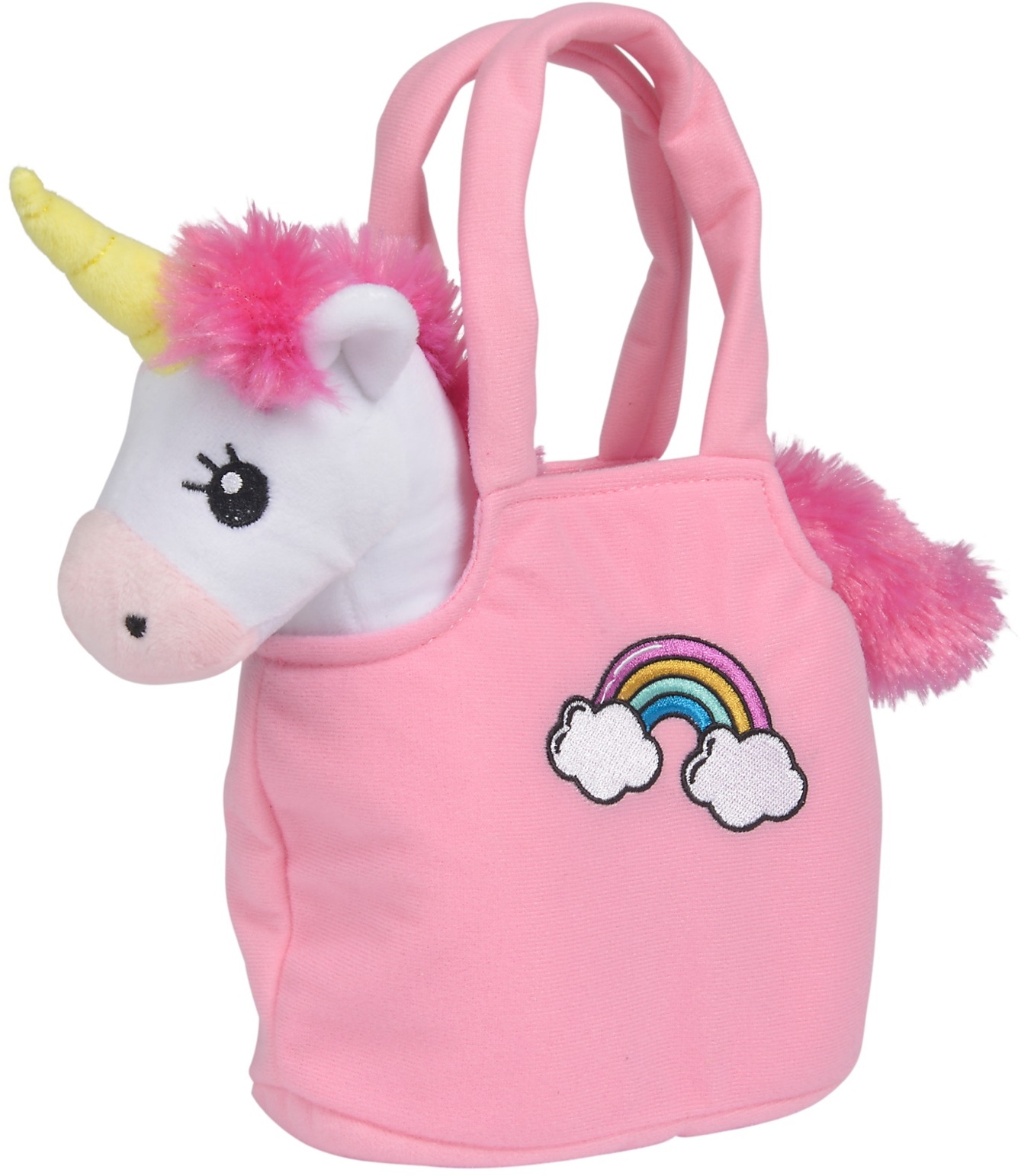Simba Spielzeug Spielwelt Accessoires Girls Pl�scheinhorn mit Tasche 105560064