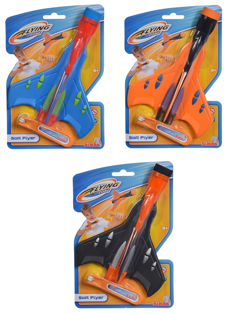 Simba Outdoor Spielzeug Wurfspiel Soft Schleuderjet Flying Zone zufällige Auswahl 107202220