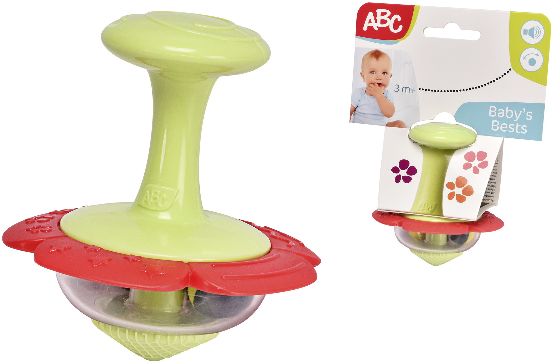 ABC Baby Babywelt Greifling ABC Blumenrassel 104010102