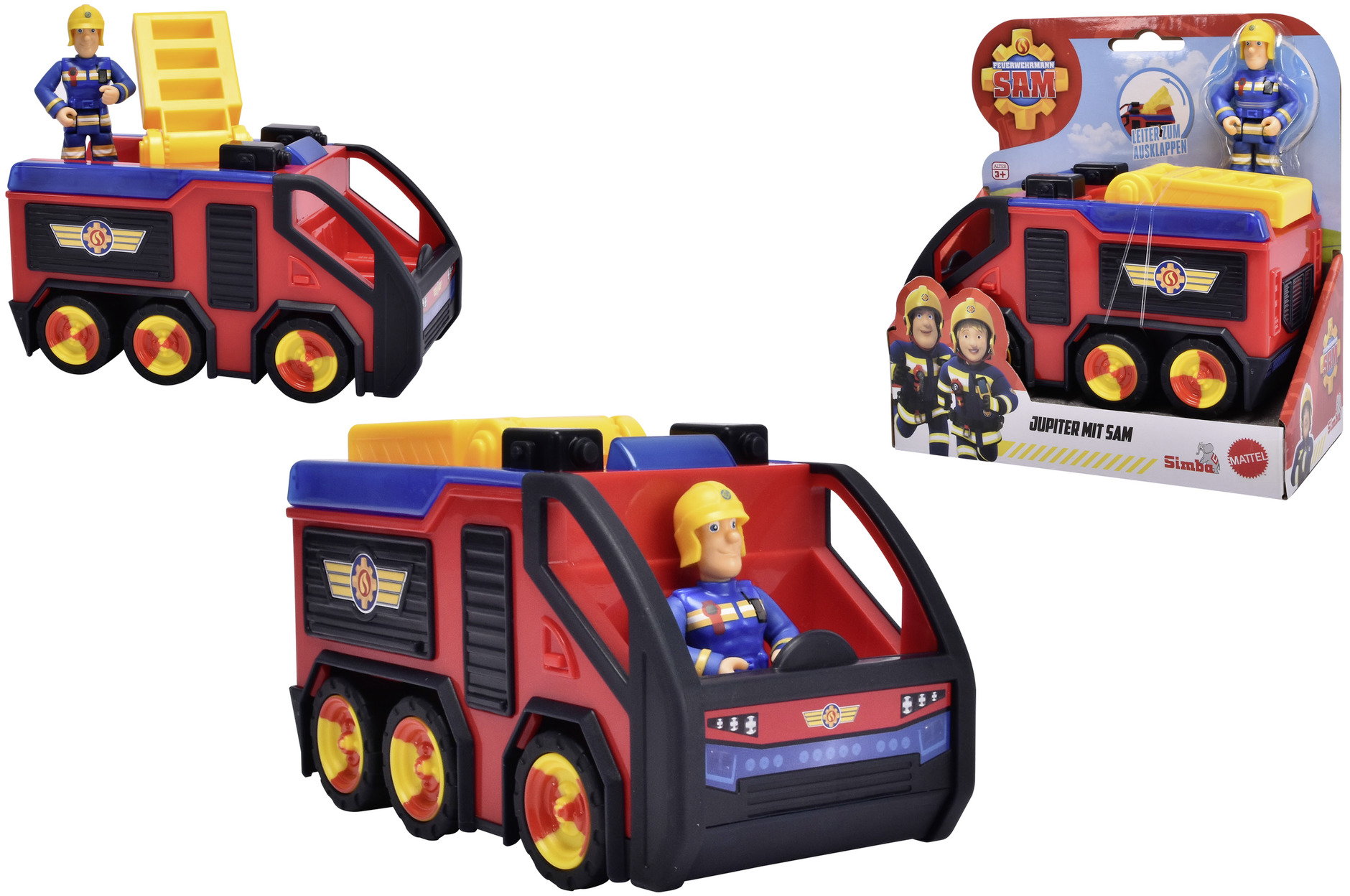Simba Spielfahrzeug Feuerwehr Feuerwehrmann Sam Junior Jupiter Neue Version 109252656