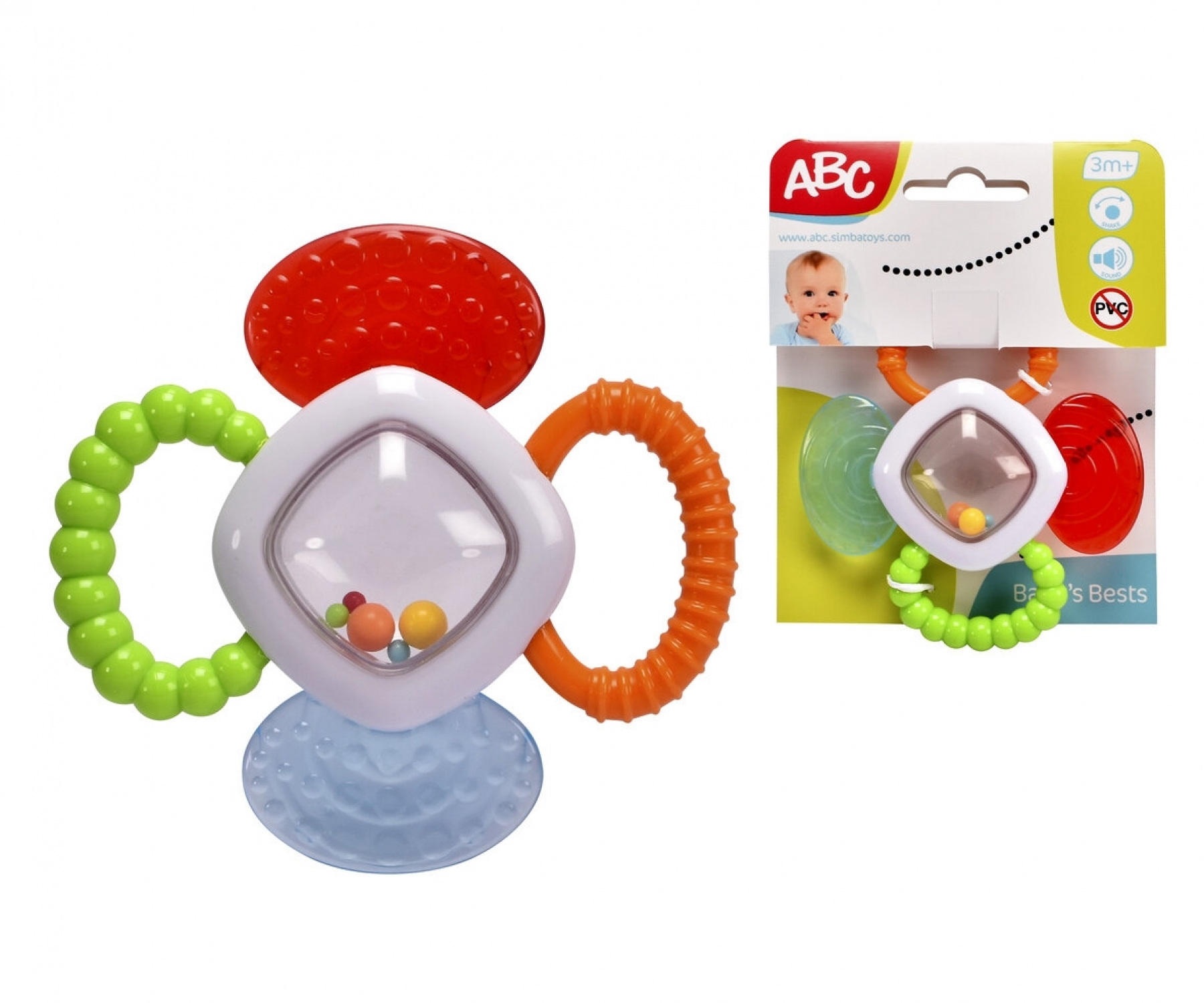 ABC Baby Babywelt Bei�ring ABC rasselnde Bei�hilfe 104010167