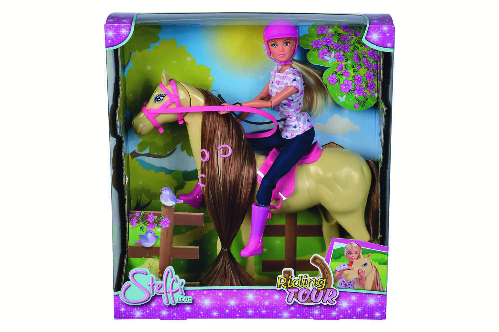 Simba Puppe Steffi Love Riding Tour Pferd Reitausflug 105730939