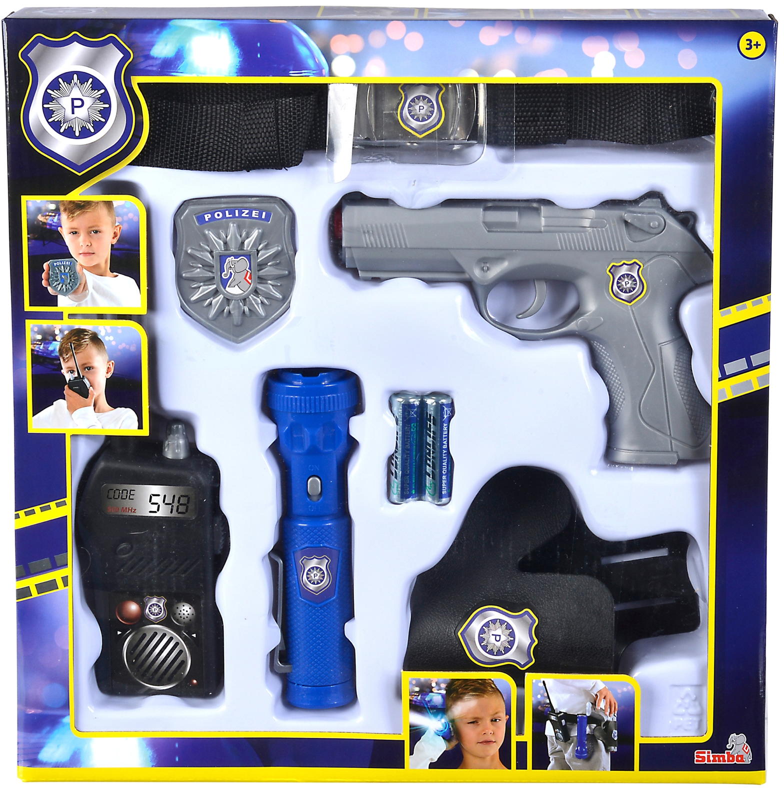 Simba Spielzeug Spielwelt Polizei Streife G�rtel Set 108102667