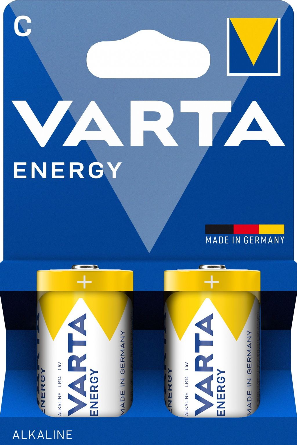 20 Varta 4114 Energy C / Baby Alkaline Batterien im 2er Blister