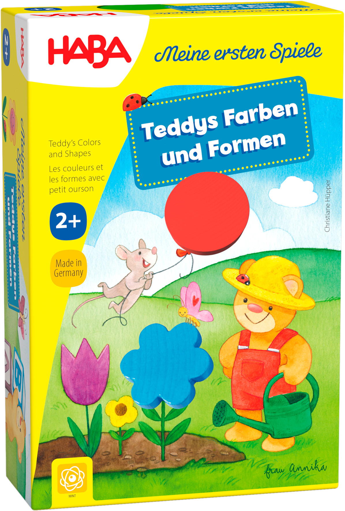 HABA Kinderspiel Zuordnungsspiel Meine ersten Spiele Teddys Farben und Formen 1005878001
