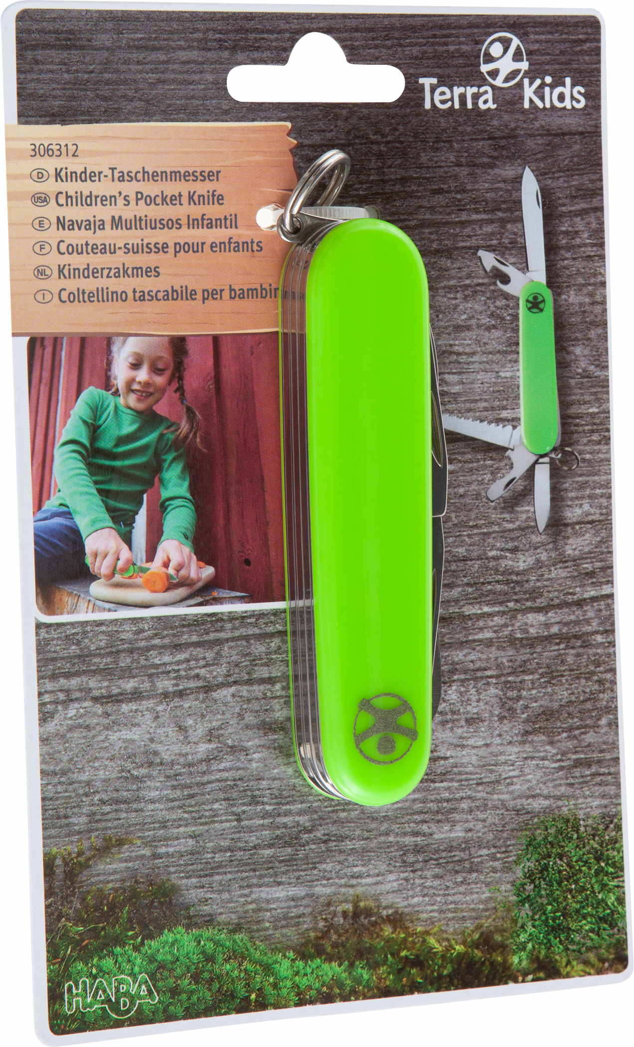 HABA Outdoor Werkzeug Terra Kids Kinder Taschenmesser 1306312001
