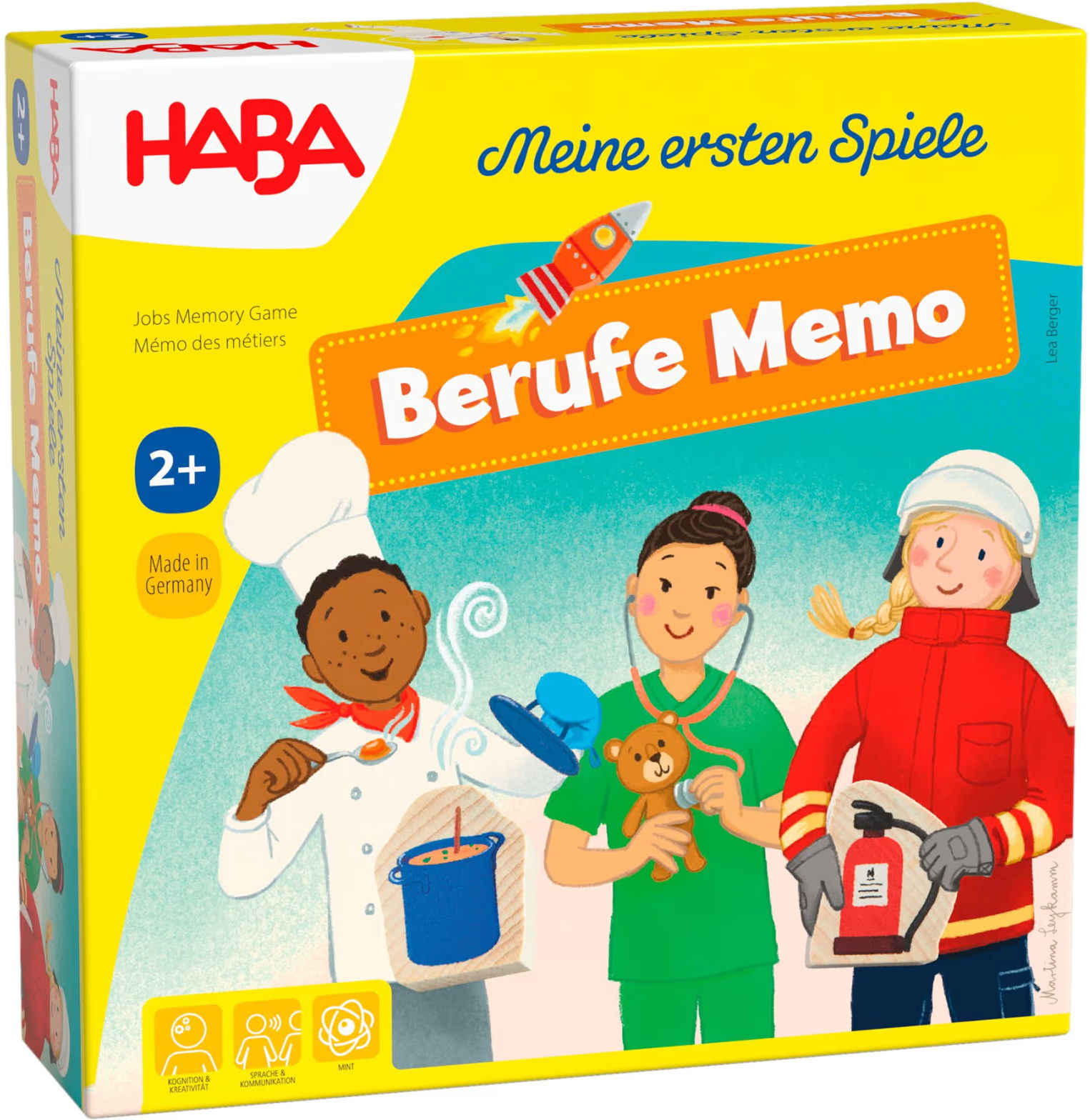 HABA Kinderspiel Ged�chtnisspiel Meine ersten Spiele &ndash; Berufe Memo 2010882001