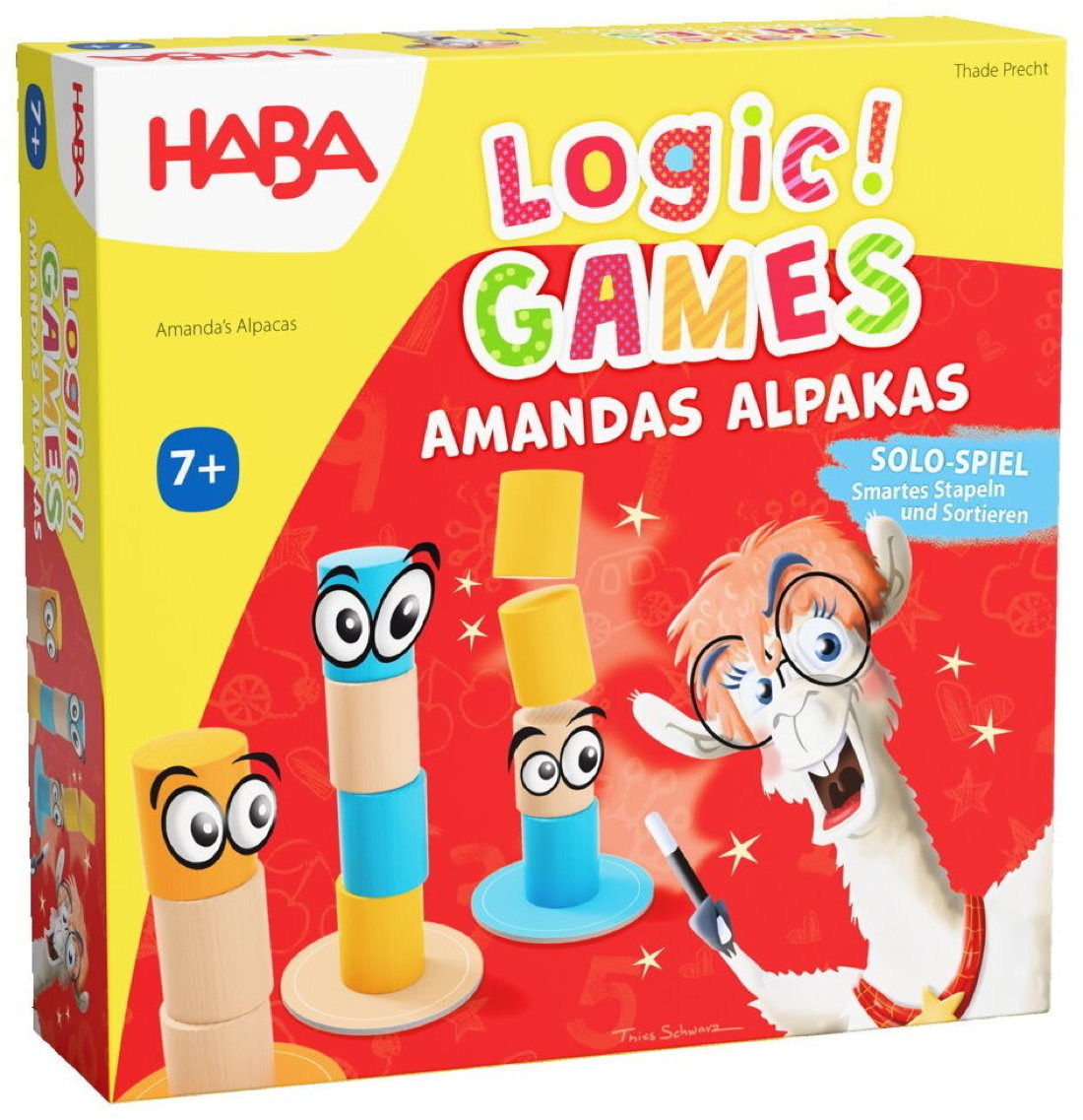 HABA Familienspiel Logikspiele Logic! GAMES Amandas Alpakas 2011825001