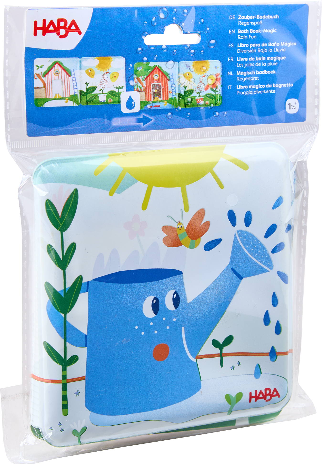 HABA Babywelt Babyspielbuch Zauber Badebuch Regen 2012342001