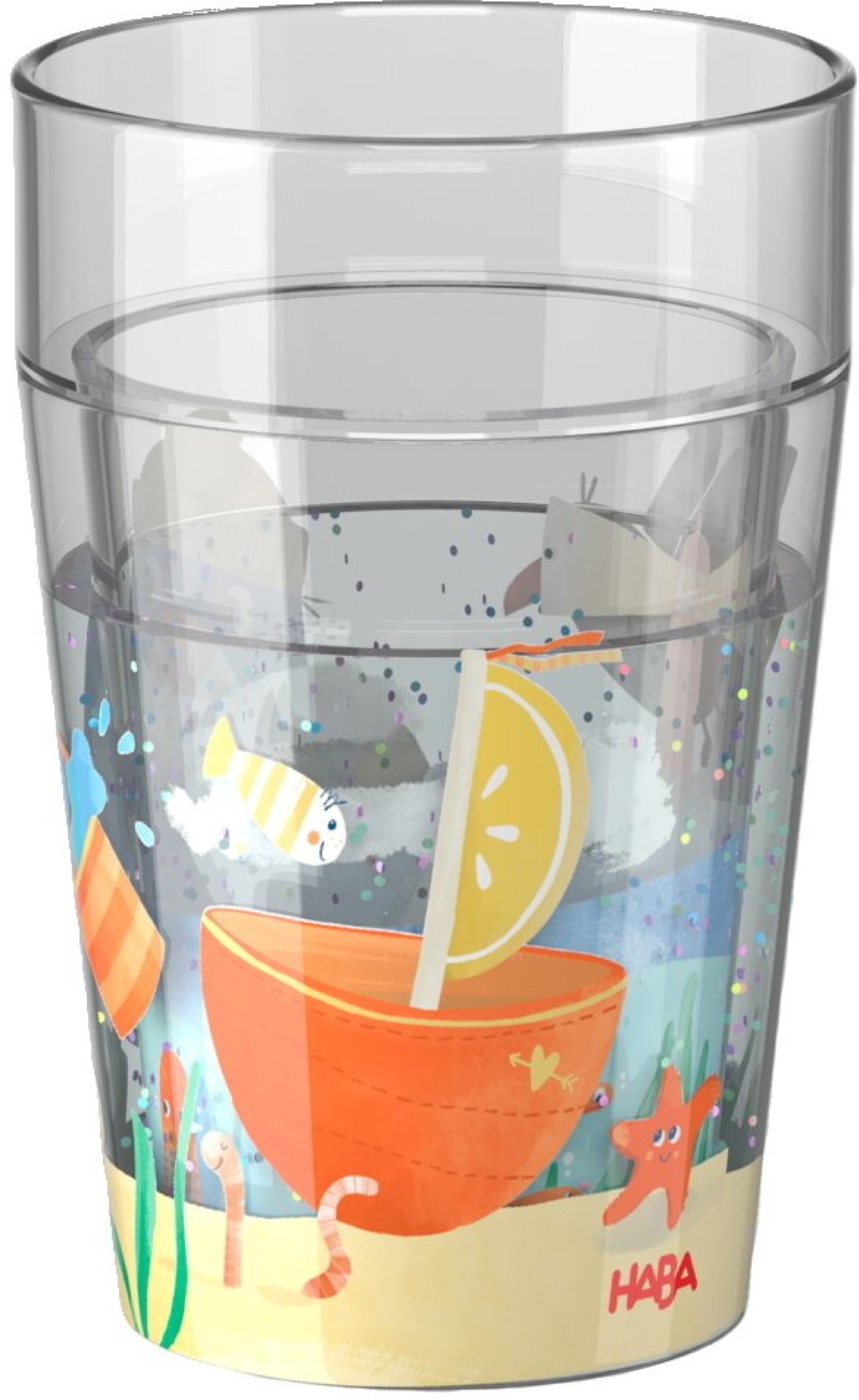 HABA Essen & Trinken Becher Glitzerbecher Pinguin 2012447001