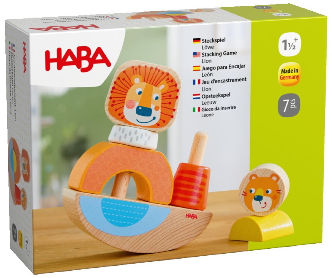 HABA Motorikspielzeug Steckspiel L�we 2012245001