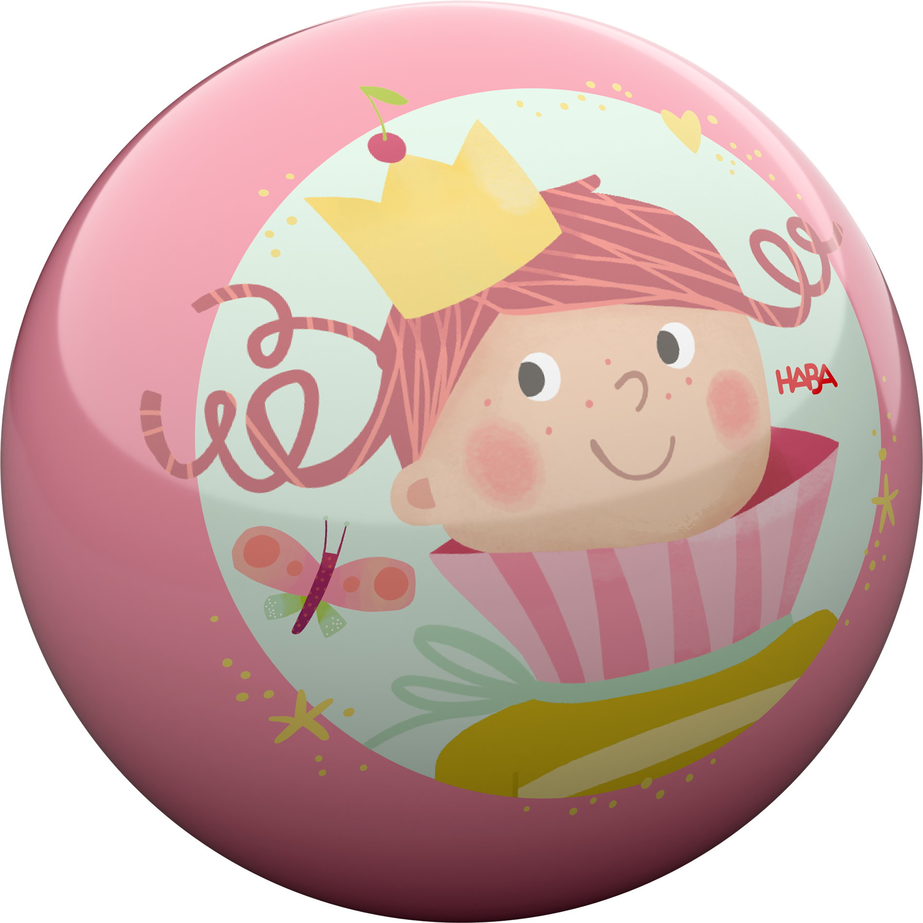 HABA Kleinkindwelt Ball Kunststoffball Prinzession 22 cm &Oslash; Spielball 2012747001