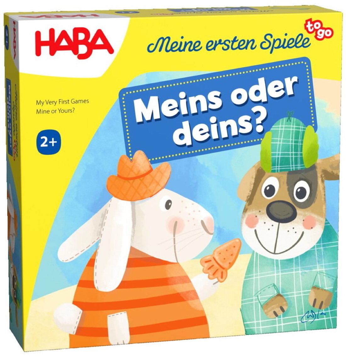 HABA Mitbringspiel Gedächtnisspiel Meine ersten Spiele Meins oder deins? 2012218001