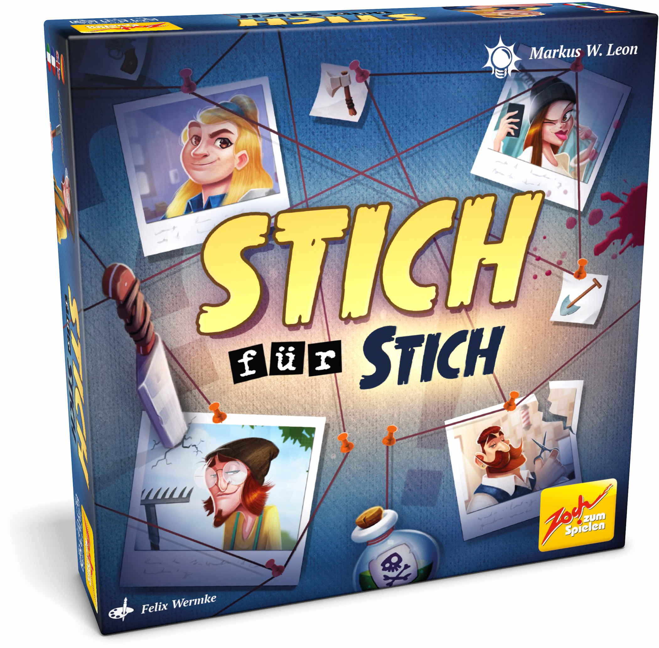Zoch Kartenspiel Krimispiel Stich für Stich Young & Wild 601105183