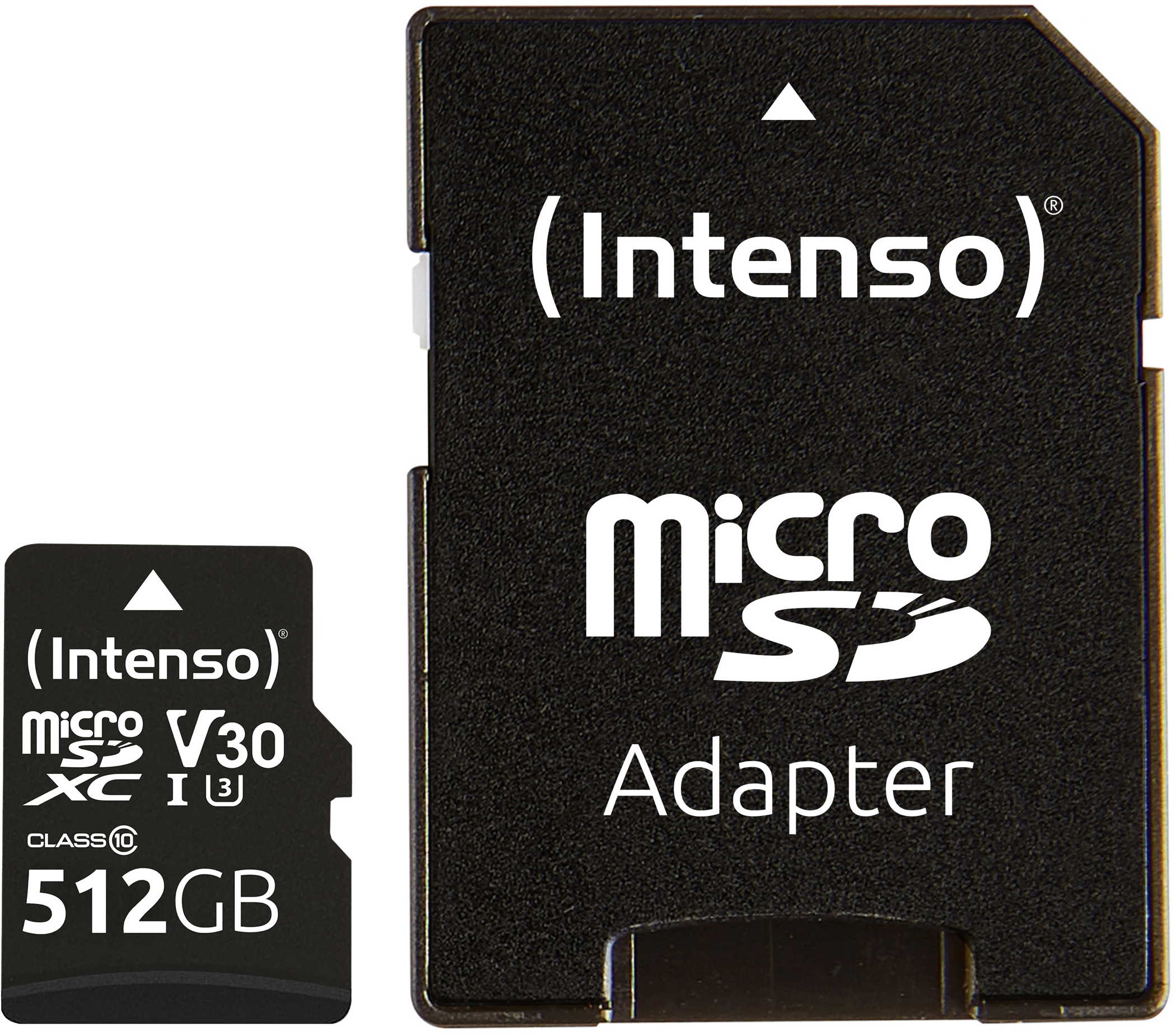 Intenso Micro SDXC Karte 512GB Speicherkarte professional UHS-I U3 4K V30 Class 10 bulk