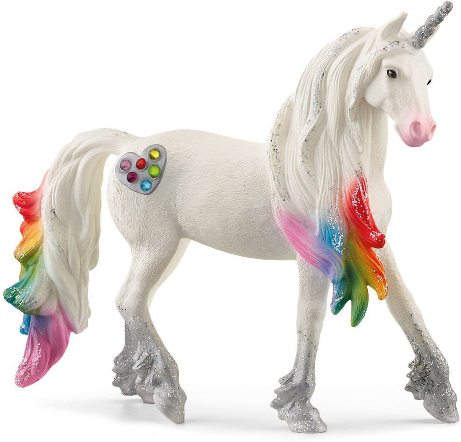 Schleich BAYALA&reg; Regenbogeneinhorn, Hengst Einzelfigur 70725