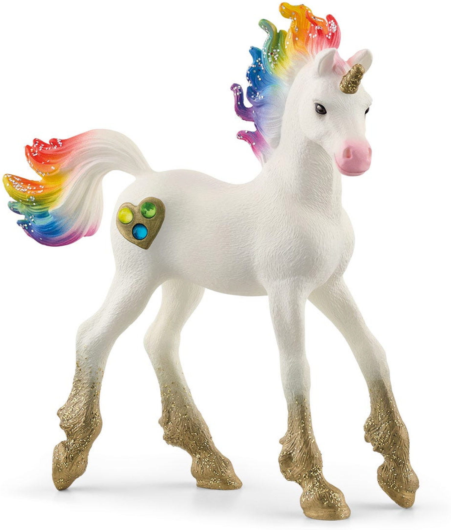 Schleich BAYALA® Regenbogeneinhorn, Fohlen Einzelfigur 70727