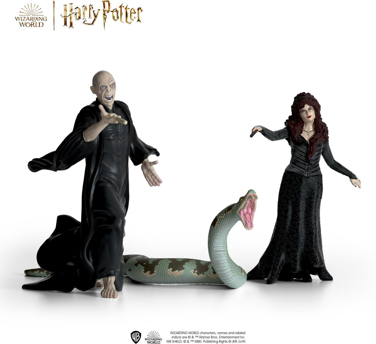 Schleich HARRY POTTER FANTASTIC BEASTS Lord Voldemort™ Nagini & Bellatrix Lestrange 3 Figuren...