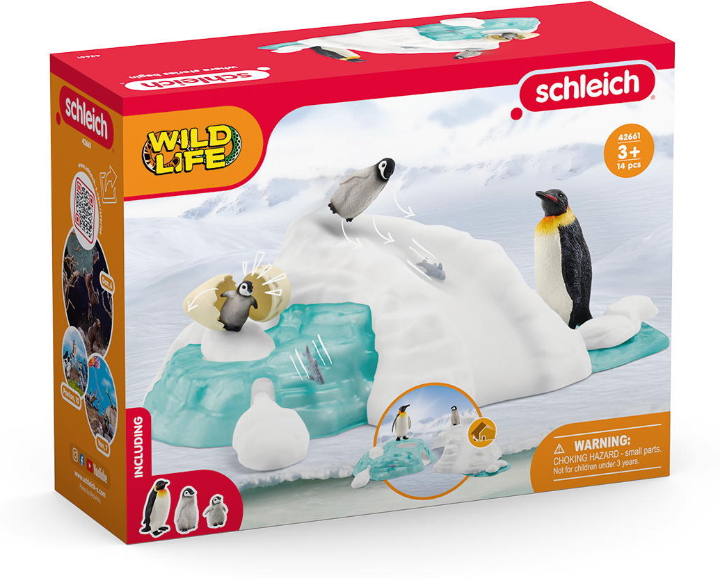 Schleich WILD LIFE Pinguin-Familienspaß Set 14 Teile 42661