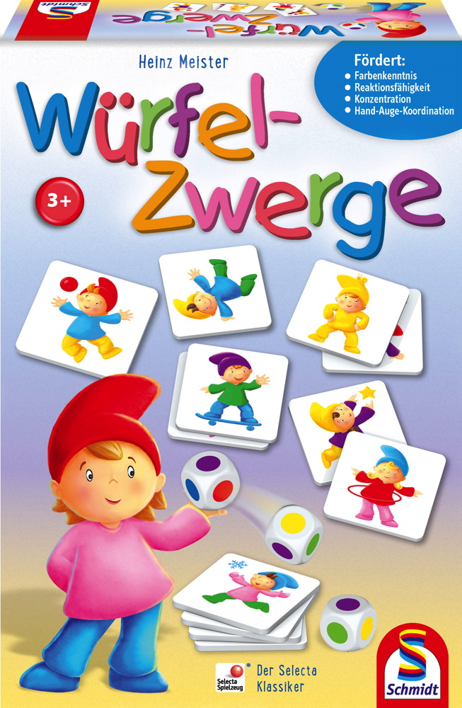 Schmidt Spiele Kinderspiel W�rfelspiele, Merk- & Suchspiele W�rfelzwerge 40596