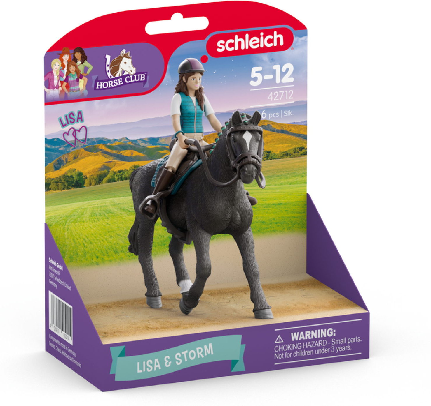Schleich HORSE CLUB Lisa & Storm Set 6 Teile 42712