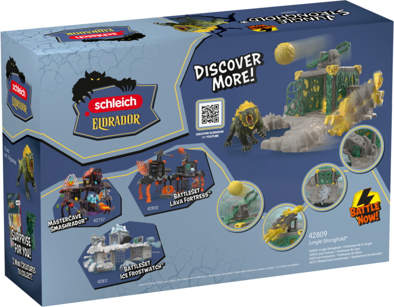Schleich ELDRADOR&reg; CREATURES Jungle Stronghold Set 51 Teile 42809