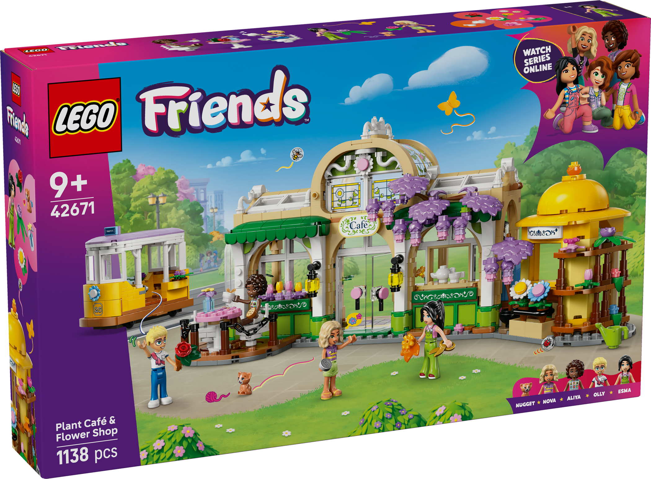 LEGO® Friends Pflanzencafé und Blumenkiosk 1138 Teile 42671