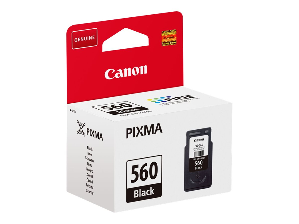 Canon Druckerpatrone Tinte PG-560 BK black, schwarz