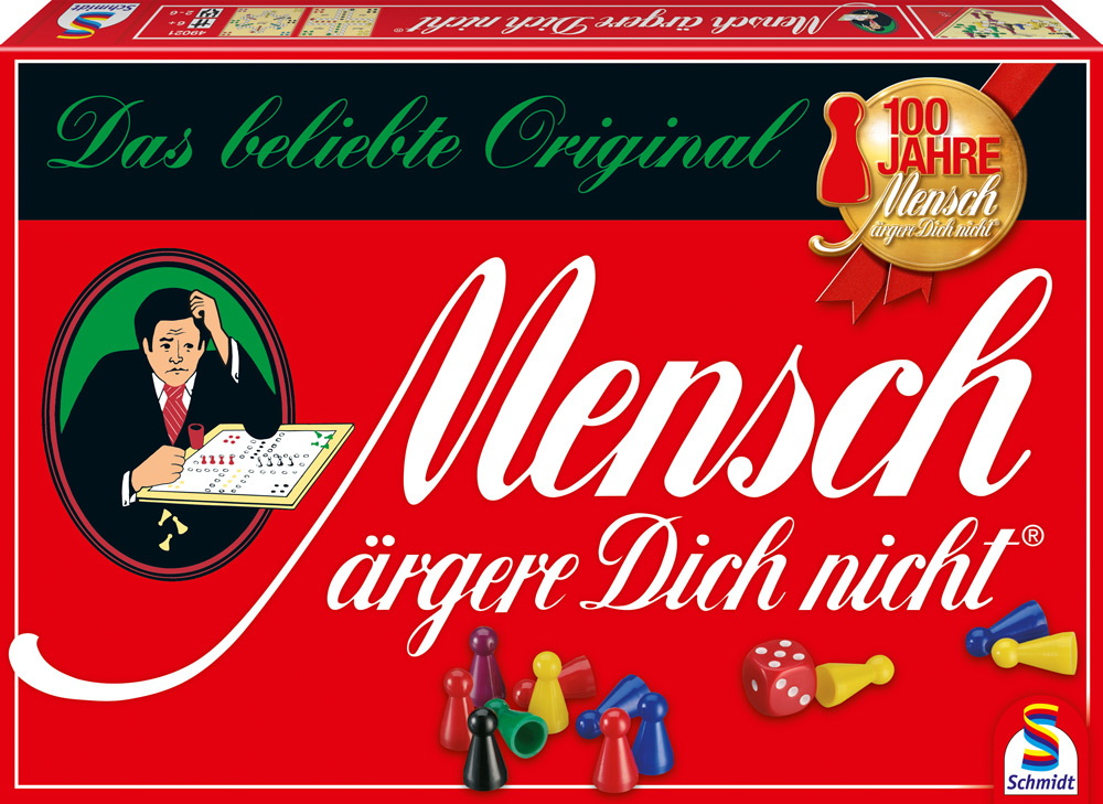 Schmidt Spiele Familienspiel Würfellaufspiel Mensch ärgere Dich nicht 49021