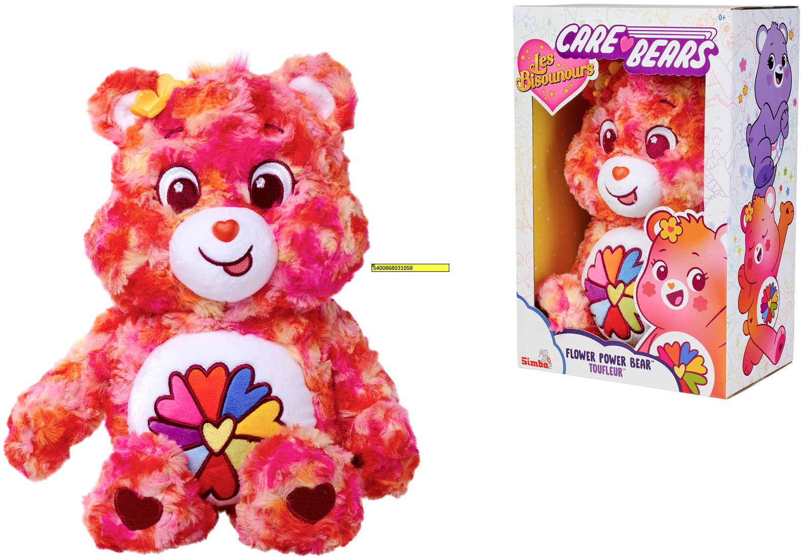 Simba Plüsch Stofftier Glücksbärchi Care Bears Flower Power Bärchi 35cm 6305878001