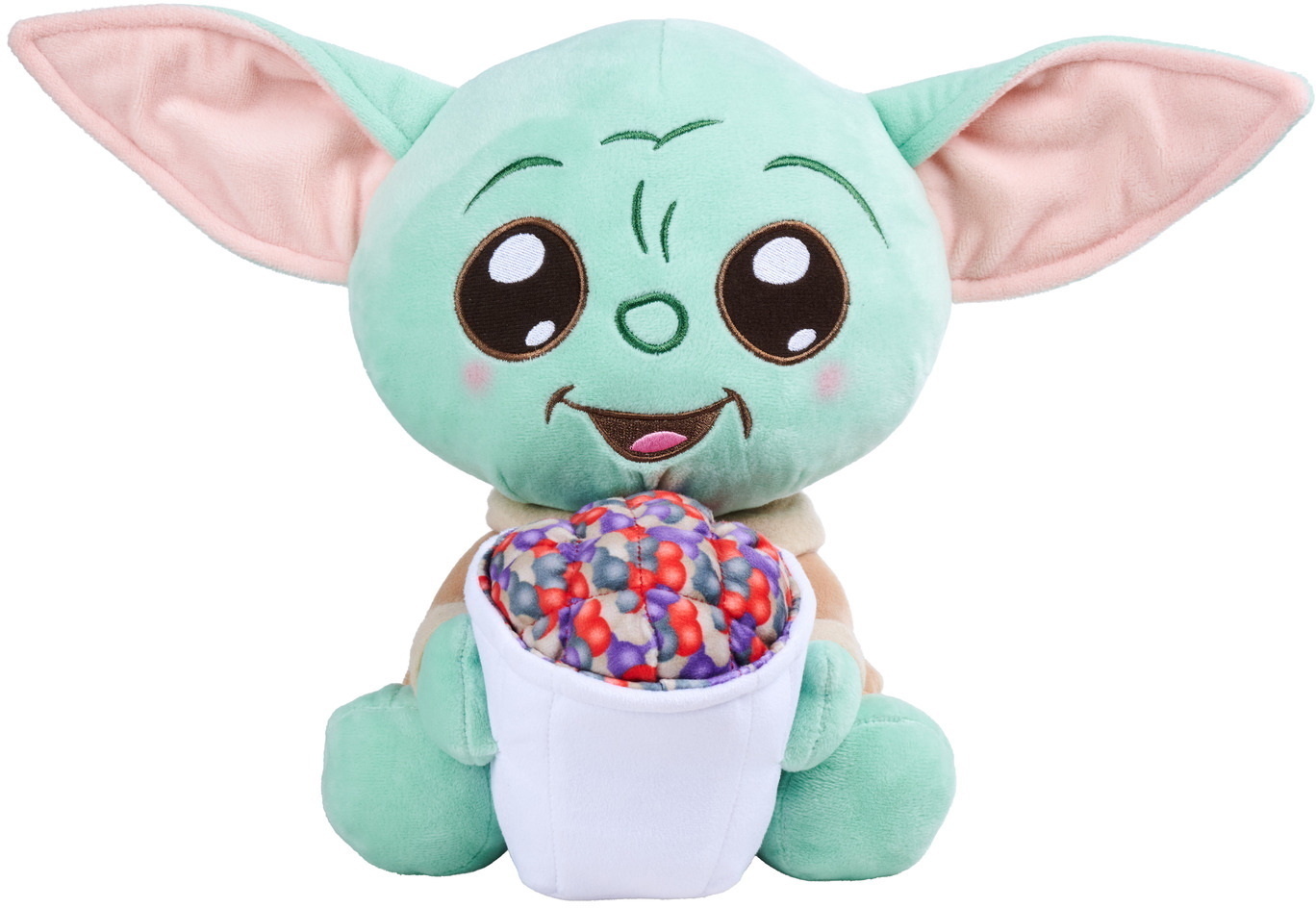 Simba Pl�sch Stofftier Disney Star Wars The Mandalorian Grogu mit Popcorn 25cm 6315870754