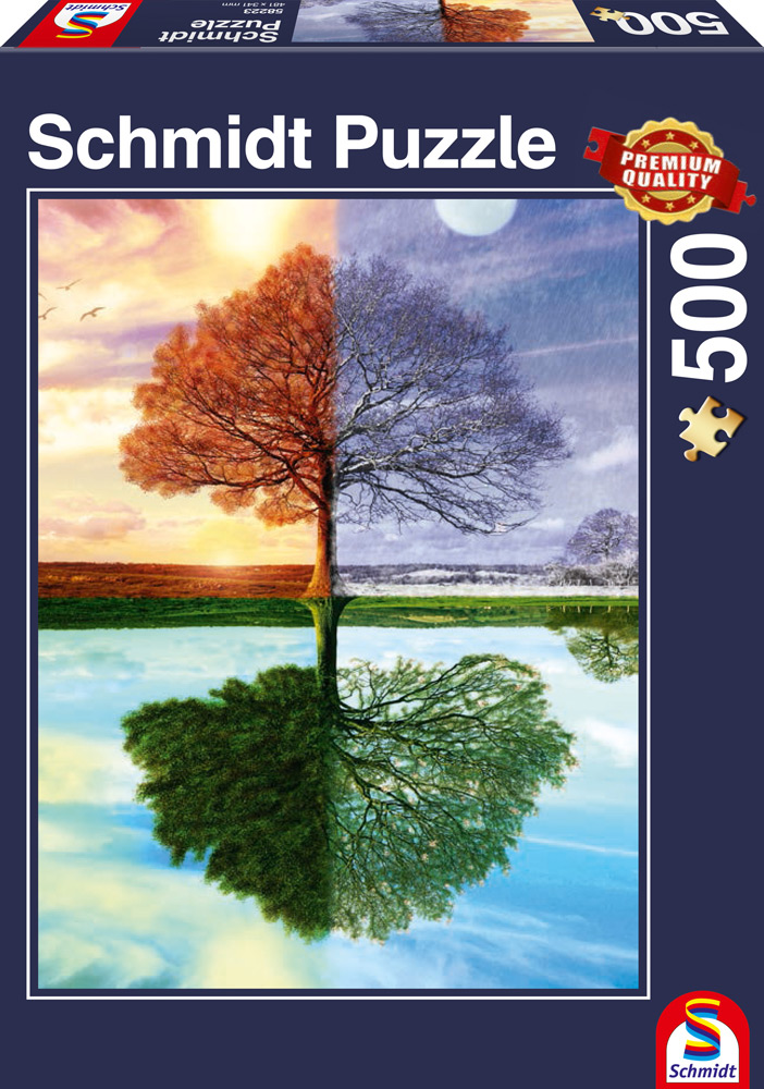 500 Teile Schmidt Spiele Puzzle Jahreszeiten-Baum 58223