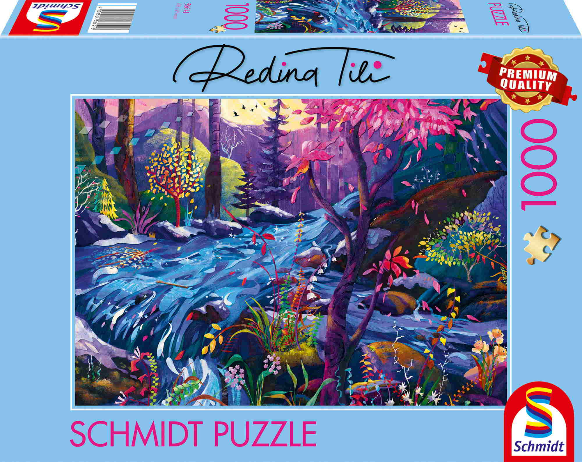 1000 Teile Schmidt Spiele Puzzle Redina Tili Fluss der Träume 58641