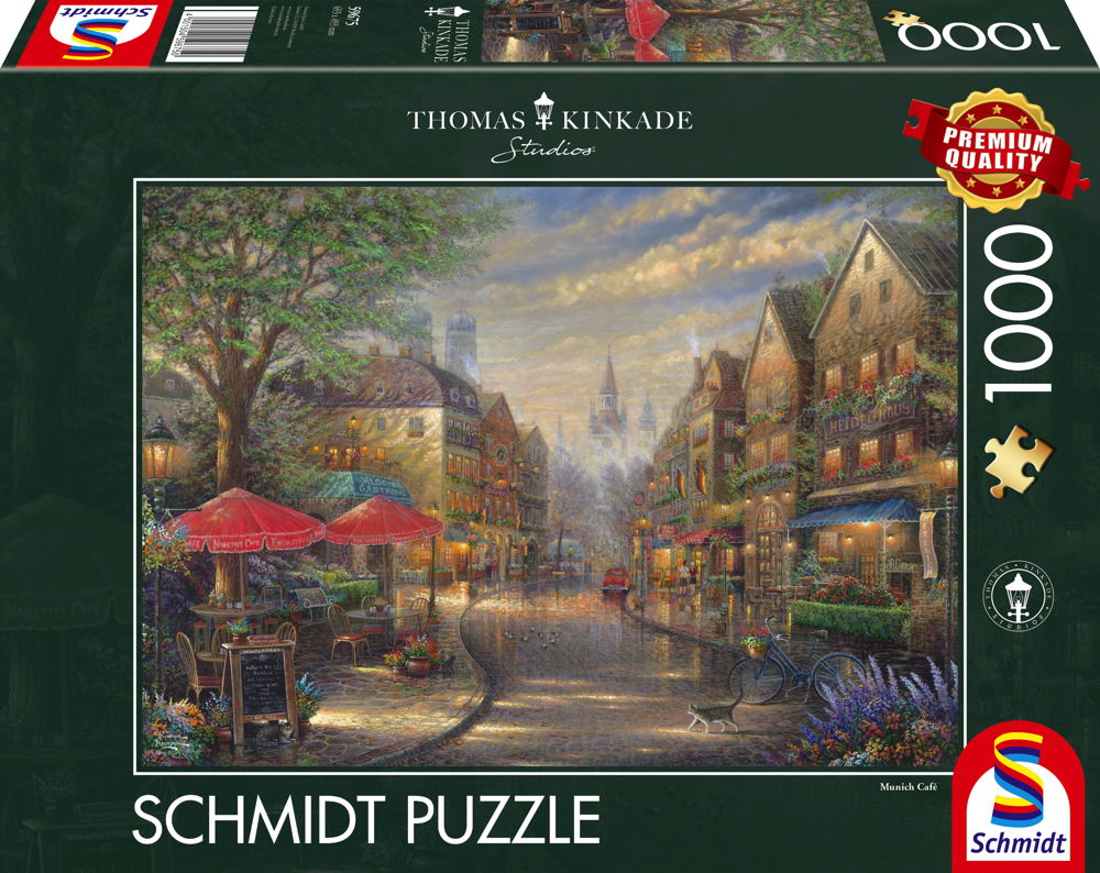 1000 Teile Schmidt Spiele Puzzle Thomas Kinkade Cafe in M�nchen 59675