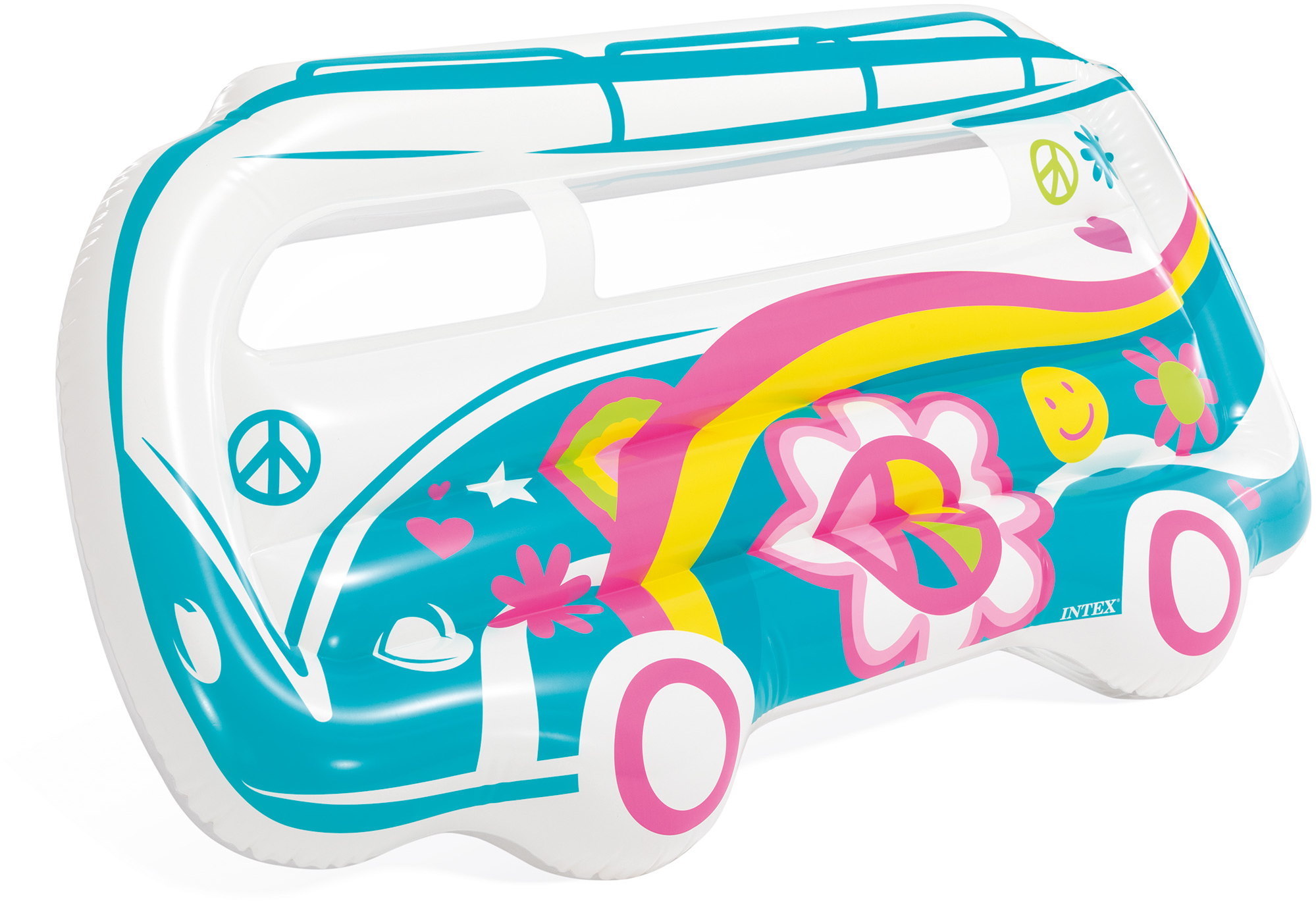 Intex Luftmatratze Groovy Van Float in Form eines VW Bus 178cm x 91cm x 23cm 58728EU