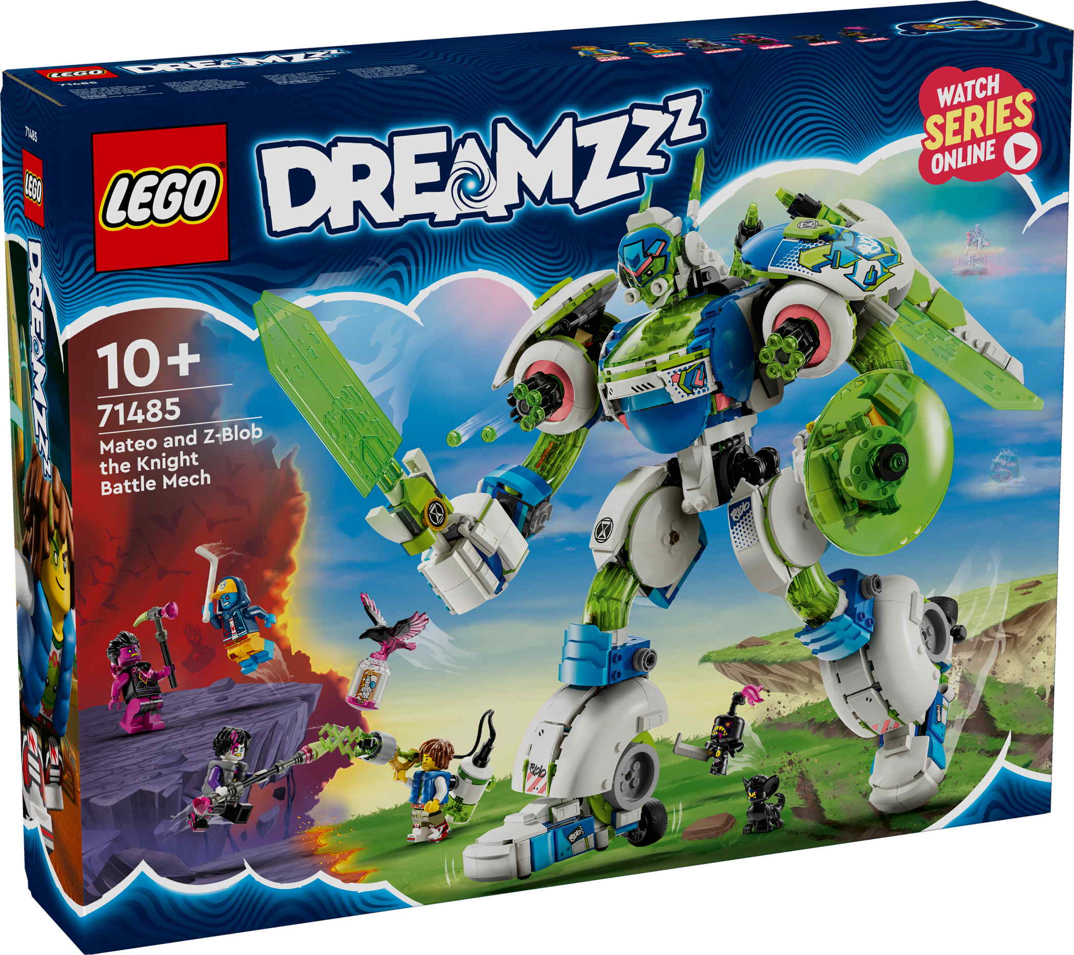 LEGO® DREAMZzz Mateo und Z-Blob der Ritter-Mech 1333 Teile 71485
