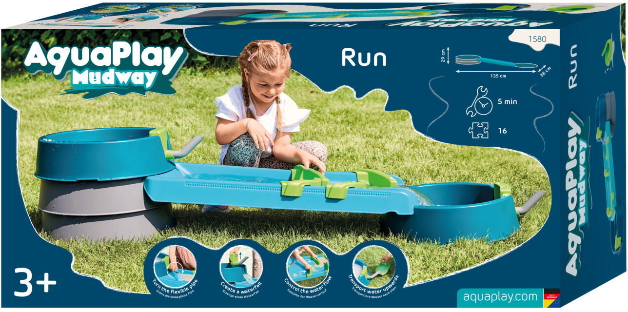 AquaPlay Outdoor Wasser Spielzeug Matschbahn Mudway RUN 8700001580