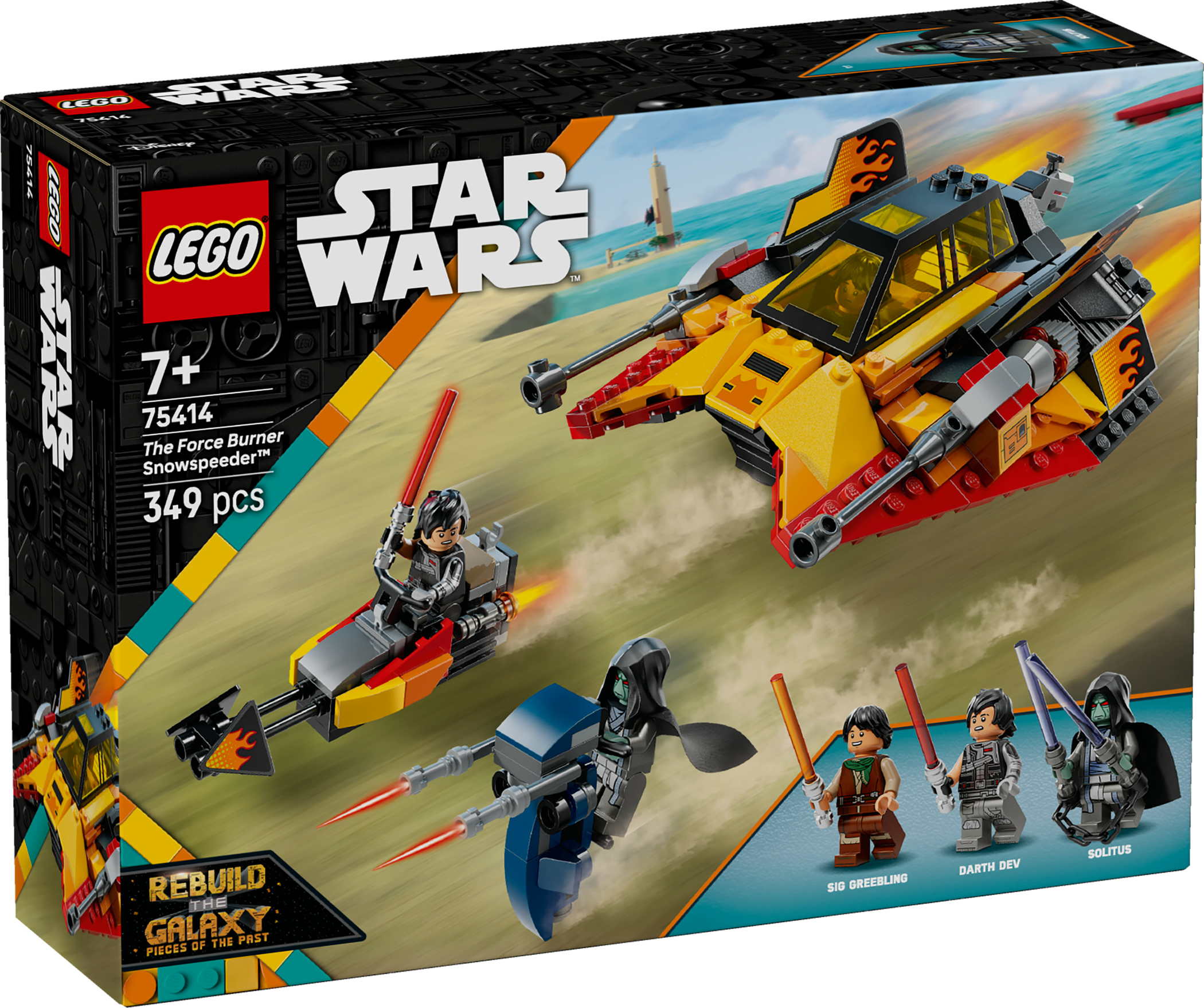 LEGO® Star Wars™ The Force Burner Snowspeeder™ 349 Teile 75414
