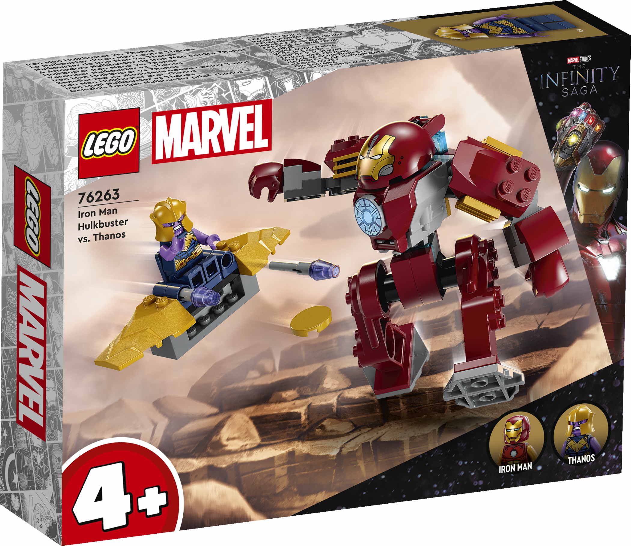 LEGO® Super Heroes Marvel Iron Man Hulkbuster vs. Thanos 66 Teile 76263