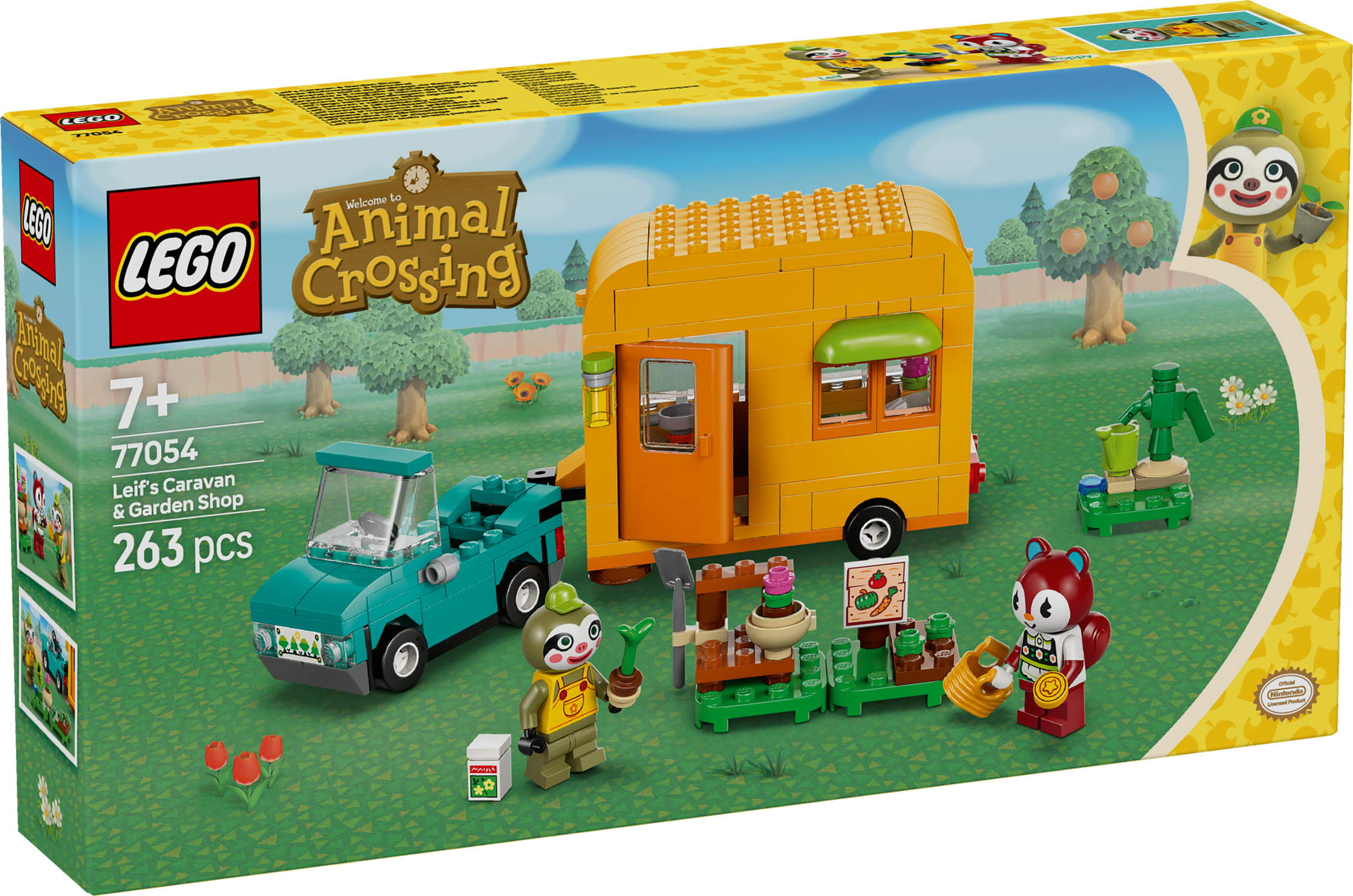 LEGO&reg; Animal Crossing Gerds Wohnwagen & G�rtnerei 263 Teile 77054