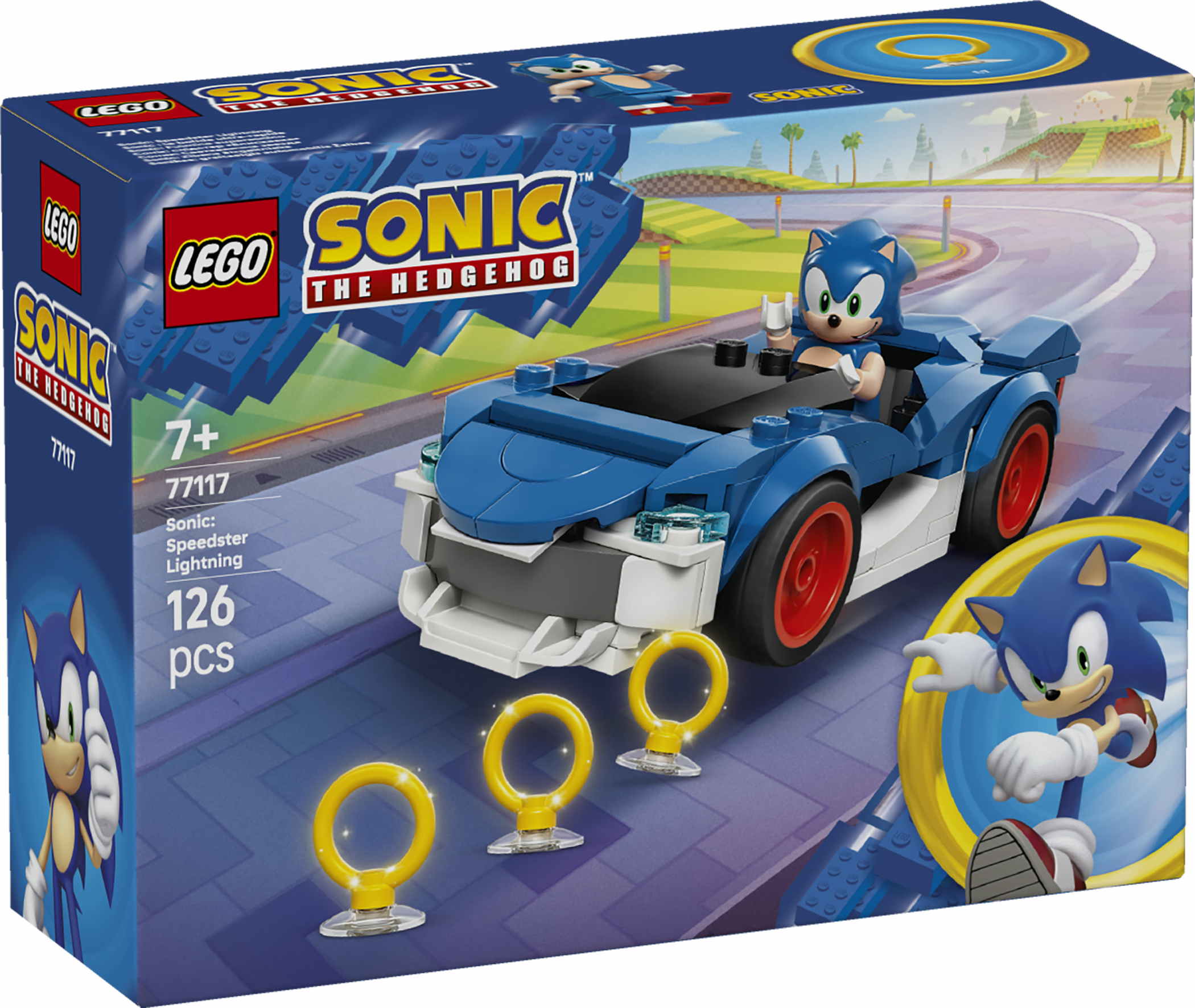 LEGO&reg; Sonic Sonic Speedster Lightning 126 Teile 77117