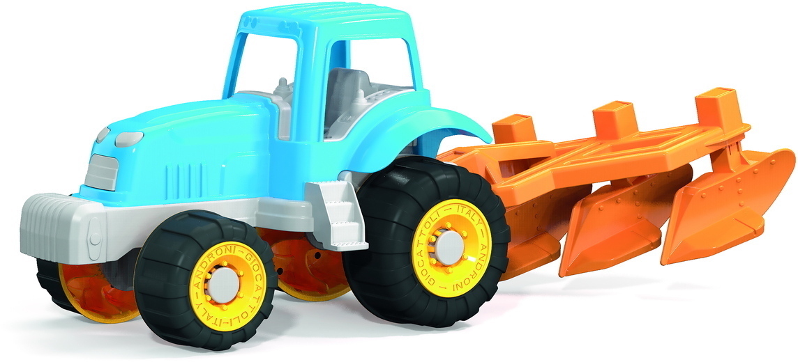 Simba Spielfahrzeug Landwirtschaft Traktor mit Pflug 107134778